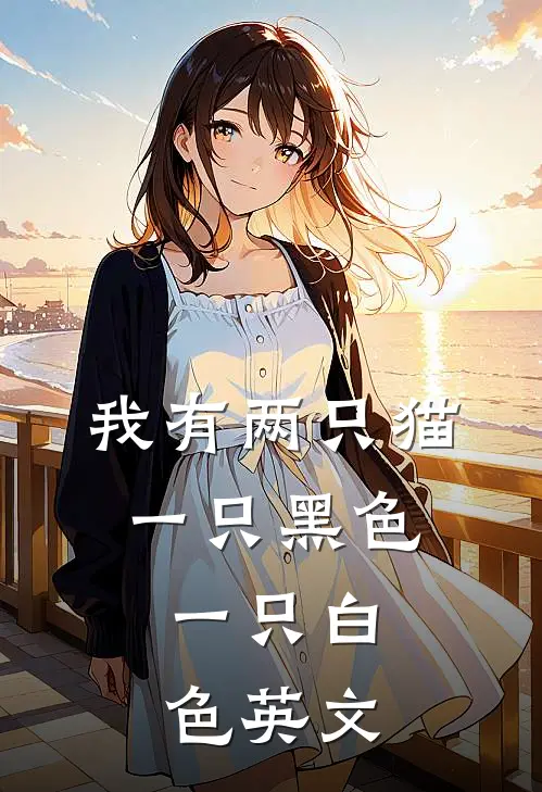 我有两只猫,一只黑色,一只白色英文